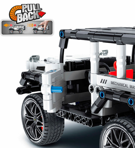 Buildable toy car parts from BigBuy Kids Bouwspel Auto 434, featuring colorful plastic components for creative play.