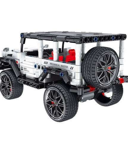 Set of Bouwspel Auto 434 onderdelen from BigBuy Kids showing colorful plastic car parts and building components.