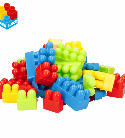 Color Block Bouwstenen Color Block 144 kleurrijke bouwstenen voor speelgoed en games, geschikt voor creatieve bouwprojecten.