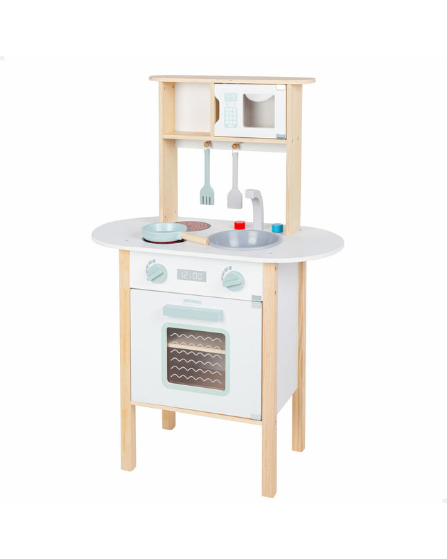 Two BigBuy Kids toy kitchens measuring 57 x 85 x 30 cm, designed for imaginative play and role-playing games.