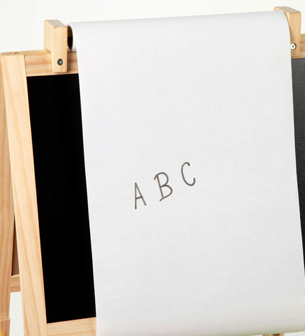 Colorbaby double-sided chalkboard set with two 57x93x59 cm blackboards for creative activities and play.