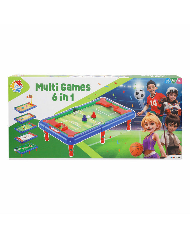 Set of six CB Games board games, colorful packaging with various game pieces and accessories for family fun and entertainment.