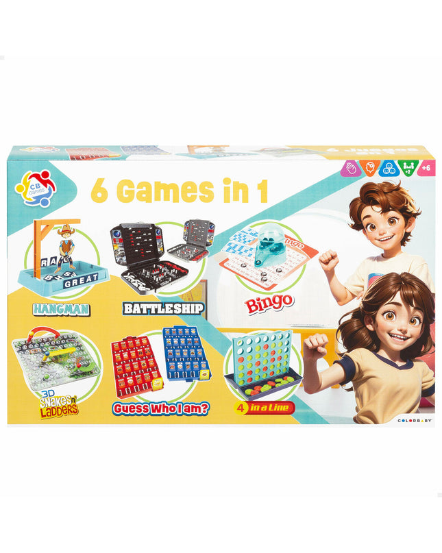 Set of four CB Games board games with colorful boxes, perfect for family fun and game nights.