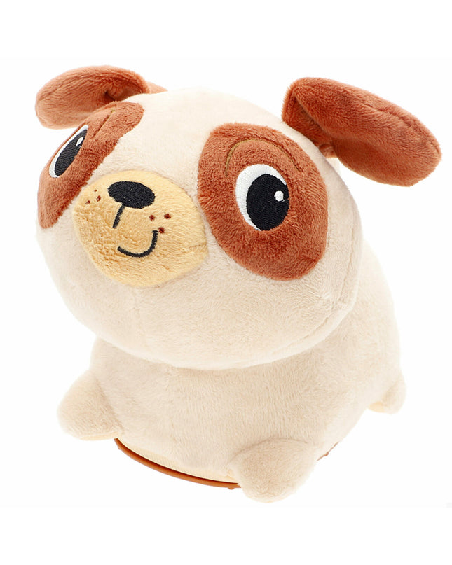 Two Winfun plush moving stuffed toys, soft plastic creatures, measuring 17x15x13 cm each, designed for children's play and cuddling.