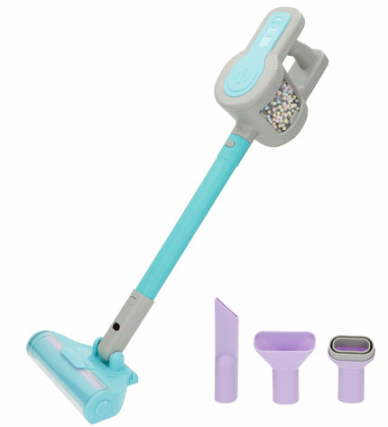 Set of four toy vacuum cleaners from BigBuy Kids, 17x56x11 cm, designed for pretend play and imiteerspelletjes.