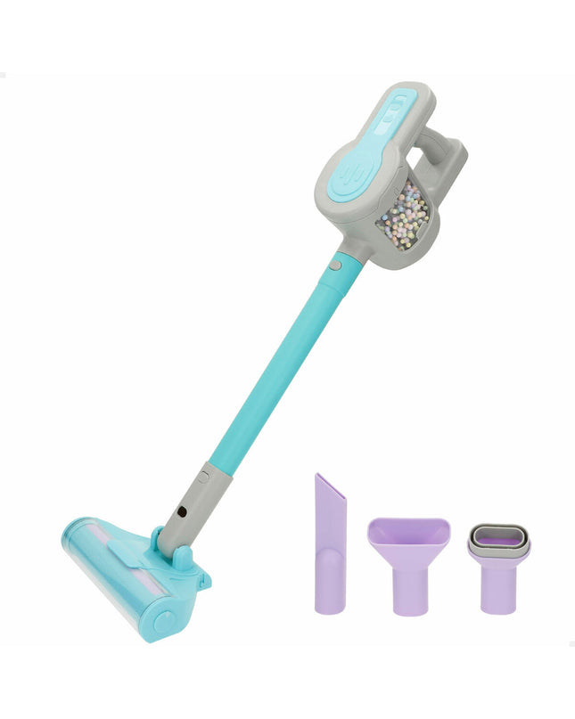 Set of four toy vacuum cleaners from BigBuy Kids, 17x56x11 cm, designed for pretend play and imiteerspelletjes.