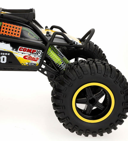 Two Maisto remote-controlled toy cars, colorful vehicles for play and entertainment, shown in the image.
