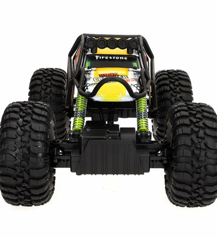Two Maisto remote control cars, toy vehicles for children, with detailed designs and colorful exteriors, ready for play.