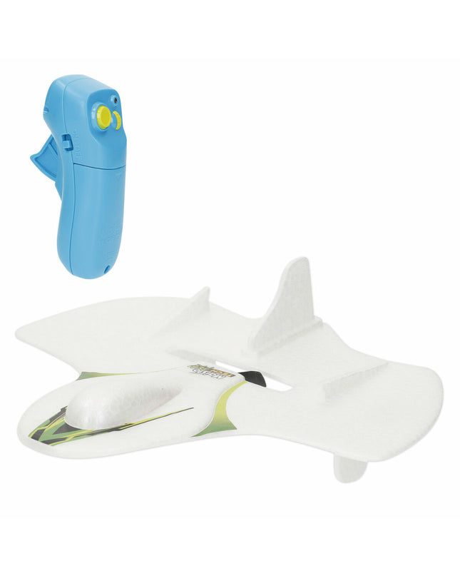 Six Maisto remote-controlled toy airplanes displayed together, colorful aircraft designed for children’s play and collection.