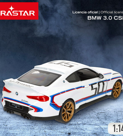 Two BMW remote control police cars in blue and red, 1:14 scale, featuring detailed design and dimensions of 34x10x13.5 cm.