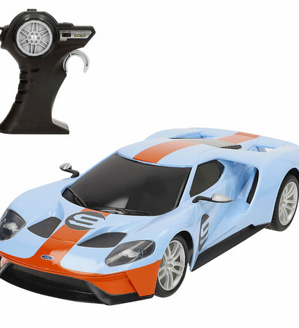 Six Ford police car toys on a plain surface, remote-controlled, measuring 21 x 5 x 9.5 cm, suitable for children.