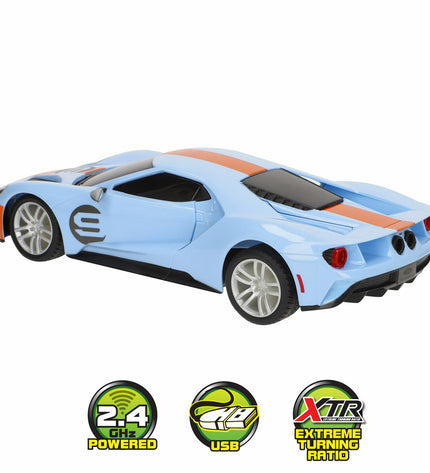 Six Ford remote control police cars, 21 x 5 x 9.5 cm, toy vehicles for children, colorful and detailed design.