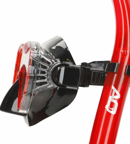 Set of six AquaSport children's snorkel masks and snorkel tubes in blue and red for water sports and outdoor swimming activities.