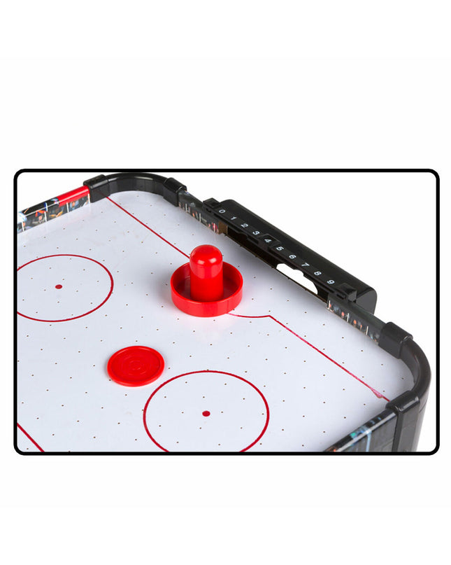 Two Colorbaby hockey tables for kids, measuring 69 x 10 x 36 cm, with colorful game surfaces for fun indoor play.