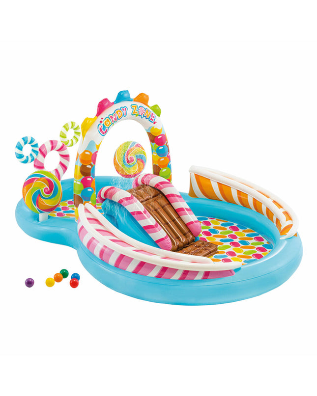 Intex inflatable children's pools, 295 x 130 x 191 cm, two colorful outdoor swimming pools for kids, suitable for play and cooling off