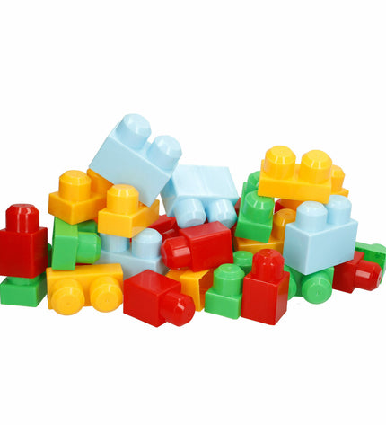 Set of 40 building blocks from BigBuy Kids, colorful construction toy with various shapes for creative play and building fun.