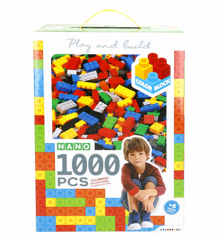 Colorful BigBuy Kids Bouwstenen building blocks for kids' toys and games, featuring various shapes and vibrant colors.