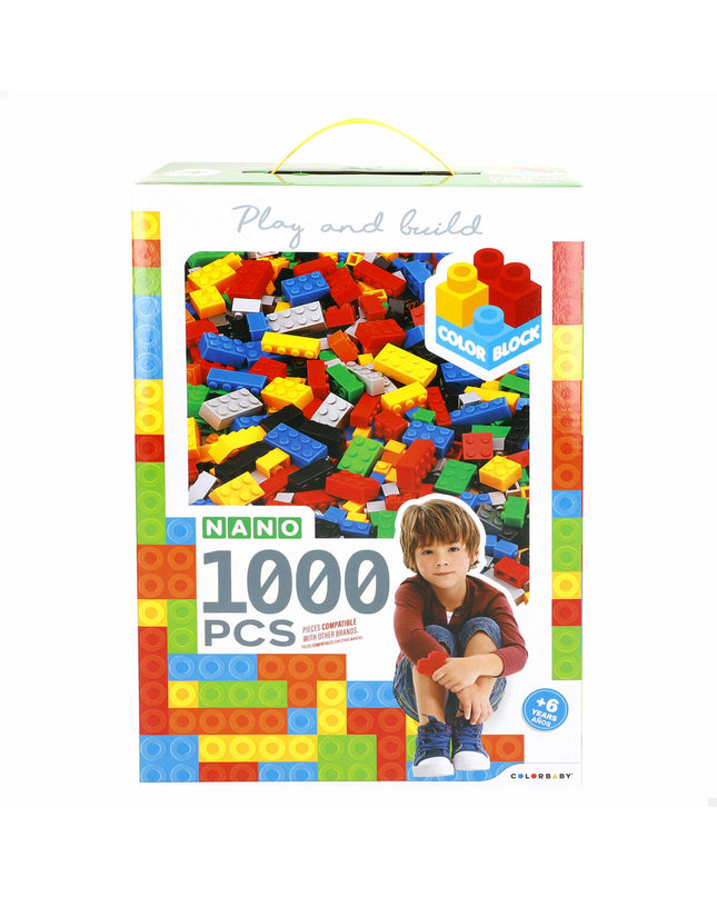 Colorful BigBuy Kids Bouwstenen building blocks for kids' toys and games, featuring various shapes and vibrant colors.
