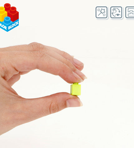 Colorful BigBuy Kids building blocks from Bouwstenen toy set, arranged for imaginative play and creative construction.