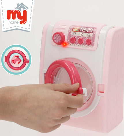 Six miniature toy washing machines by BigBuy Kids, each measuring 14x19x9 cm, for pretend play and imiteerspelletjes.
