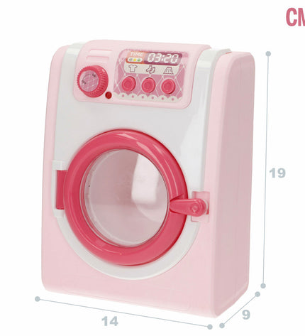 Set of six BigBuy Kids toy washing machines, 14x19x9 cm, realistic imitation play appliances for kids' pretend play.