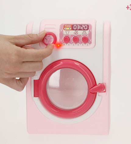 Set of six BigBuy Kids toy washing machines, 14x19x9 cm, realistic imitation laundry machines for kids' pretend play.