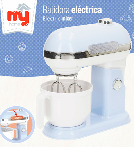 Six BigBuy Kids toy mixers, 16x17x7.5 cm, plastic imitation kitchen appliances for pretend play and role-playing activities.