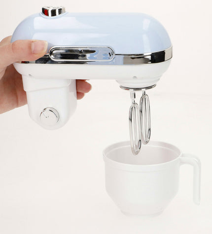 Set of six BigBuy Kids toy mixers, 16x17x7.5 cm, colorful imitation kitchen play appliances for kids' pretend cooking games.