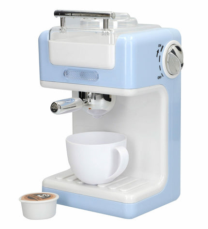 Set of six toy coffee machines by BigBuy Kids, realistic pretend play coffee machines for kids' imaginative games.
