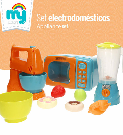 Set of six BigBuy Kids toy kitchen sets measuring 20 x 12 x 11 cm, designed for children to imitate cooking and kitchen play.