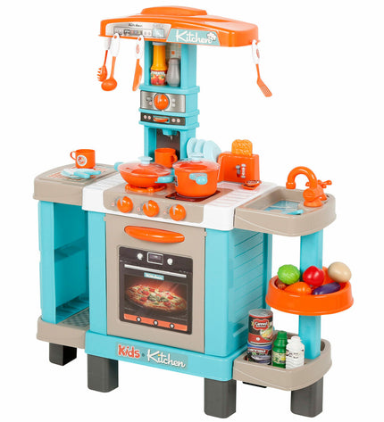 Pair of BigBuy Kids toy kitchens, 78x87x28 cm, realistic playsets for imaginative cooking games, perfect for kids’ pretend play.