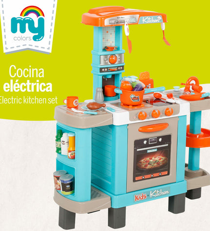 Two BigBuy Kids toy kitchens measuring 78x87x28 cm, perfect for imitative play and pretend cooking activities.