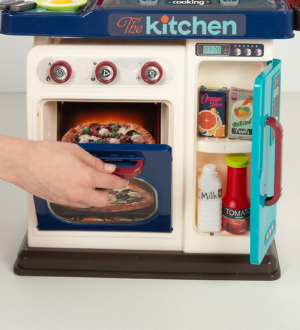 Two BigBuy Kids toy kitchens measuring 53x69x22 cm, featuring realistic play appliances and colorful design for imaginative play.