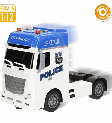 Two Speed & Go toy trucks, 55x17x12 cm, featuring vibrant colors and detailed vehicle design for play and collection.