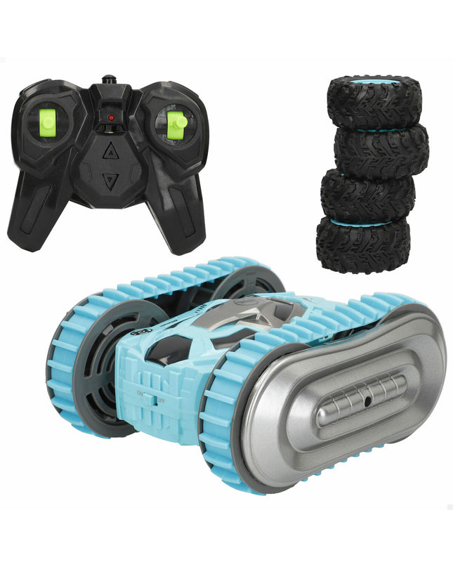 Four remote-controlled police cars from BigBuy Kids, measuring 15x7x14 cm, designed as toy vehicles for kids.