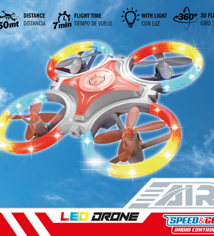Four colorful Colorbaby remote control helicopters, toy vehicles suitable for children, shown in vibrant detail.