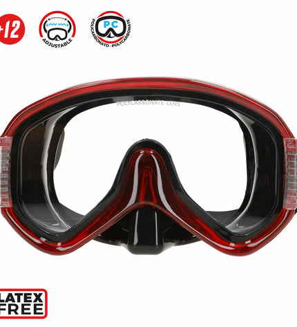 Set of six AquaSport kids' snorkel masks and snorkel tubes for children, perfect for water sports and outdoor swimming activities.