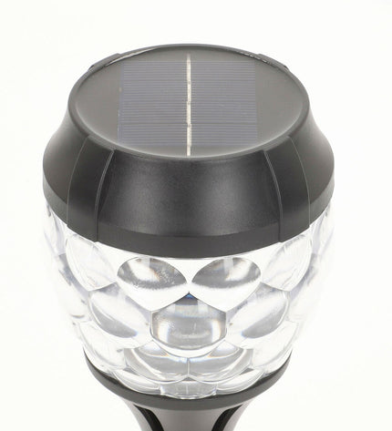 Set of six Aktive outdoor garden solar lanterns, 9x40x9 cm, decorative outdoor lighting for garden pathways or patio areas.