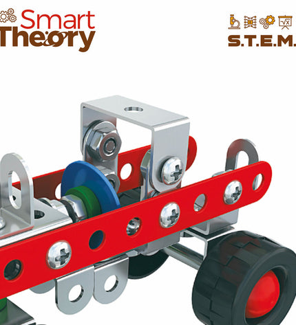 BigBuy Kids Bouwspel Auto 236 onderdelen, colorful toy car building set with various plastic pieces and parts.
