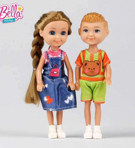 Set of six toy playsets from BigBuy Kids, measuring 24x15x9 cm, featuring colorful figures and accessories for imaginative play.
