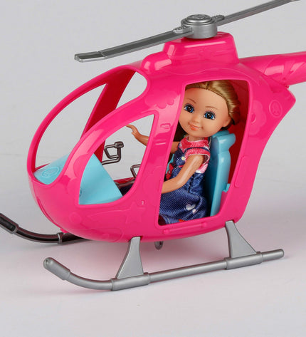 Colorful toy playset with six pieces, measuring 24x15x9 cm, from BigBuy Kids, perfect for imaginative play with dolls and action figures.