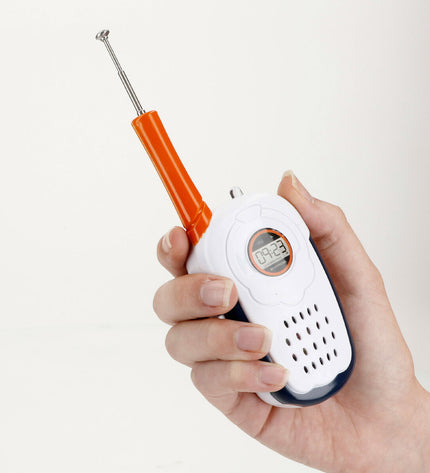 BigBuy Kids walkie-talkie toy in bright colors with push button and antenna, ideal for kids' electronic game play.