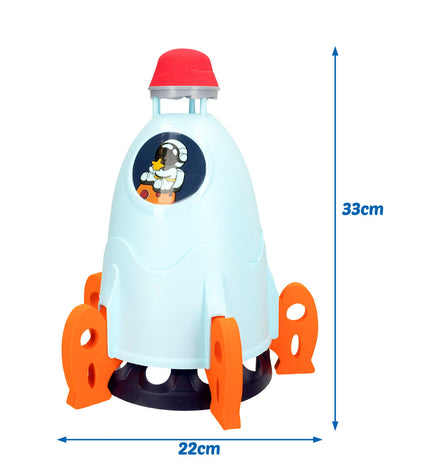 Colorbaby plastic watersproeier toy for outdoor play, measuring 22x33x22 cm, ideal for kids’ water games and outdoor fun.