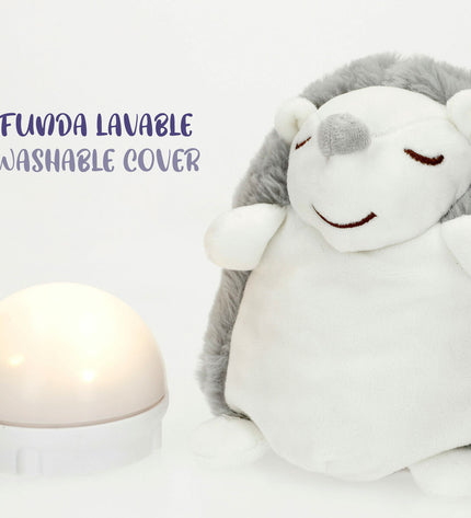 Six Colorbaby musical plush toys, soft plastic stuffed animals, measuring 16x14x14 cm, suitable for children’s play and comfort.