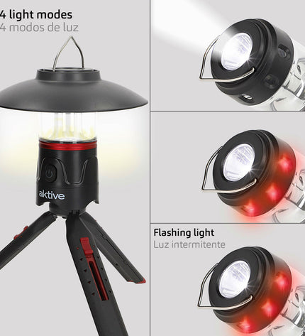 Set of four Aktive plastic outdoor garden lights, decorative pathway lighting for outdoor garden and yard decor.