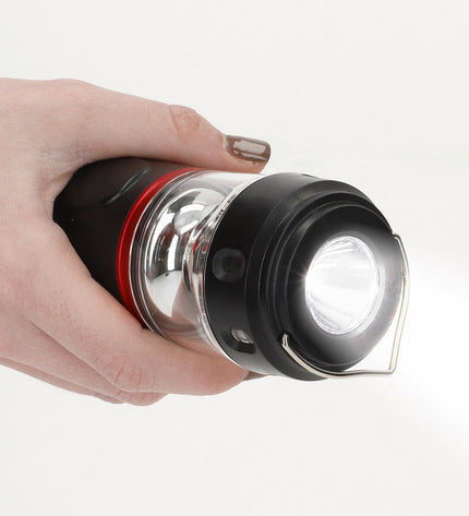 Set of four Aktive plastic outdoor garden decorative flashlights with vibrant colors and compact design.