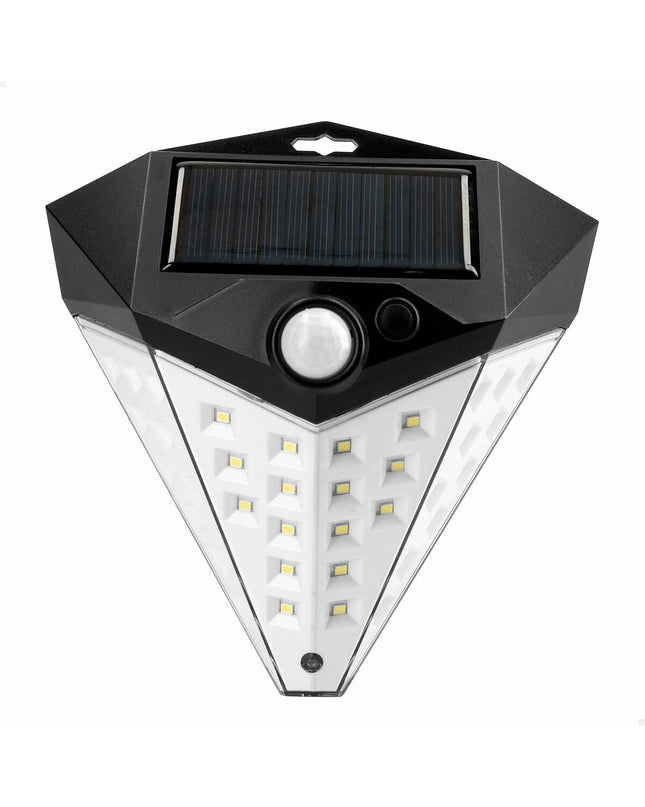 Set of six Aktive outdoor garden decorative solar lamps, 15x15x7 cm, for illuminating and decorating outdoor spaces.