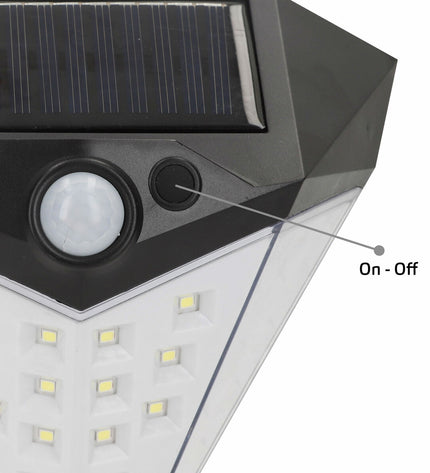 Set of six Aktive outdoor garden decorative solar lamps, 15x15x7 cm, ideal for enhancing outdoor lighting and ambiance.