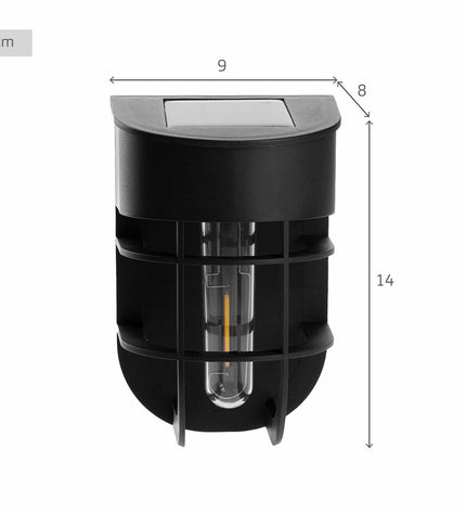 Set of six Aktive LED outdoor garden decorative lights in plastic, suitable for enhancing exterior garden spaces.