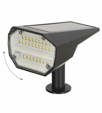 Set of six Aktive outdoor garden decorative solar lamps, 8x37x11 cm, for outdoor lighting and garden decor.